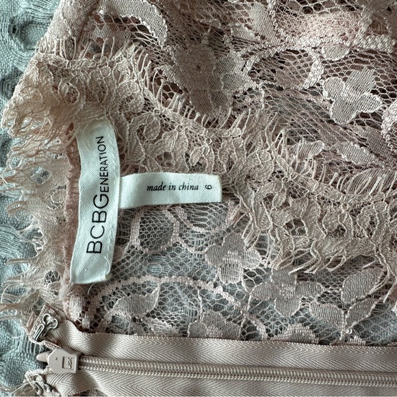 BCBGeneration Blush Lace Overlay - Picture 2 of 6